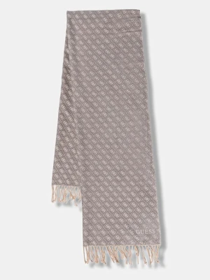 Guess szalik damski kolor czarny wzorzysty AW5423 POL03