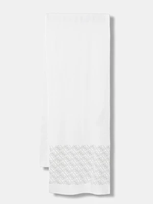 Guess szalik NORA damski kolor biały z aplikacją W5BZ21 Z2NQ2