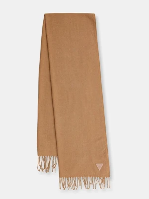 Guess szalik TORINO męski kolor brązowy gładki AM9568 POL03