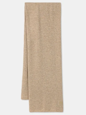 Guess szalik z dodatkiem wełny BRENTON damski kolor beżowy melanżowy AW5437 POL03