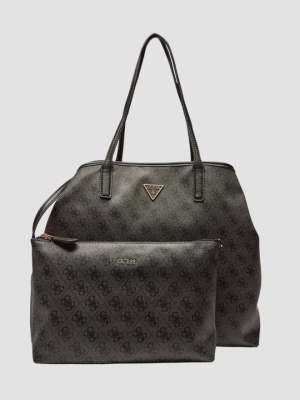 GUESS Szara damska shopperka Victtoria Large 2 w 1