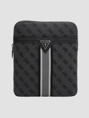 GUESS Szara saszetka męska logowana Milano