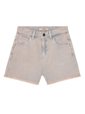 Guess Szorty jeansowe J5GD00 D5NI0 Różowy Regular Fit