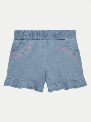 Guess Szorty jeansowe K5GD04 D5160 Niebieski