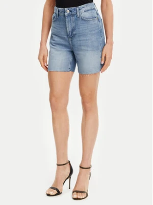 Guess Szorty jeansowe W5GD47 D5B94 Niebieski Regular Fit