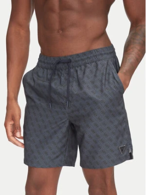 Guess Szorty kąpielowe F5GT00 WG2D2 Granatowy Regular Fit