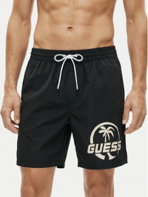 Guess Szorty kąpielowe F6GT01 WN162 Czarny Regular Fit