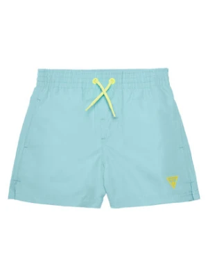 Guess Szorty kąpielowe L5GZ00 WG282 Niebieski Regular Fit