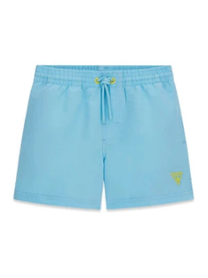 Guess Szorty kąpielowe L6GZ03 WG282 Niebieski Regular Fit