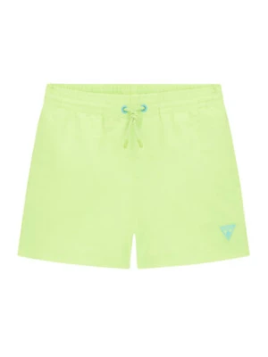 Guess Szorty kąpielowe L6GZ03 WG282 Żółty Regular Fit