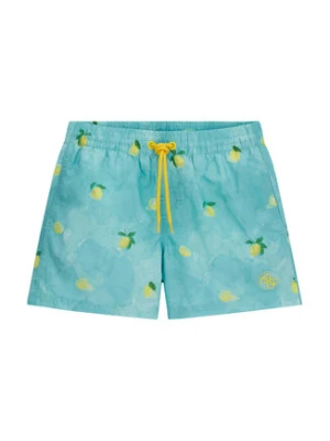 Guess Szorty kąpielowe L6GZ06 WN122 Niebieski Regular Fit