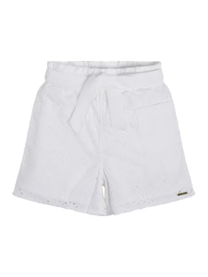 Guess Szorty materiałowe J3GD04 WFGJ0 Biały Relaxed Fit