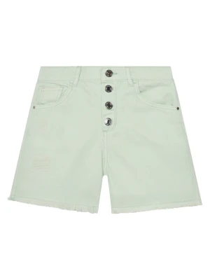 Guess Szorty materiałowe J5GD29 WH6L0 Zielony Regular Fit