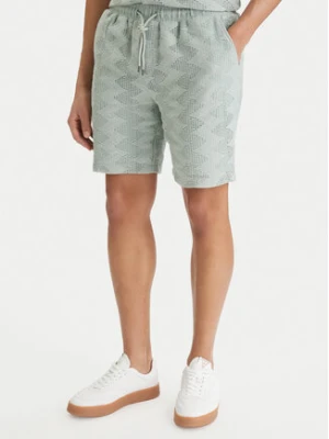 Guess Szorty materiałowe M6GD29 K3237 Zielony Regular Fit