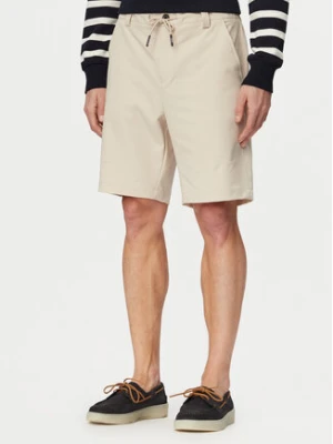 Guess Szorty materiałowe M6GD36 W2169 Kremowy Regular Fit