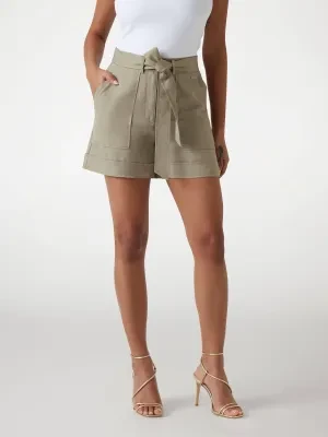 GUESS Szorty + pasek NEW NINA | Relaxed fit