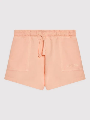 Guess Szorty sportowe J2GD01 KB4O0 Pomarańczowy Regular Fit