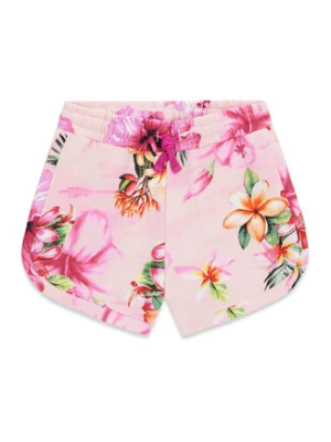 Guess Szorty sportowe J6GD05 KA6R4 Różowy Regular Fit