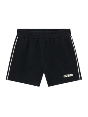 Guess Szorty sportowe J6GD38 KF972 Czarny Regular Fit