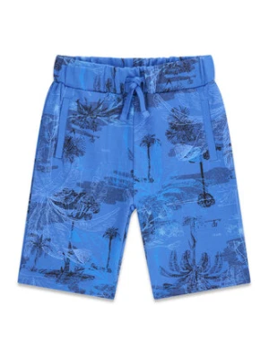 Guess Szorty sportowe L6GD09 KA6R4 Niebieski Regular Fit