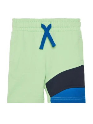 Guess Szorty sportowe N5GD08 KA6R4 Zielony Regular Fit