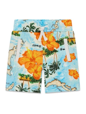 Guess Szorty sportowe N6GD00 KA6R4 Kolorowy Regular Fit