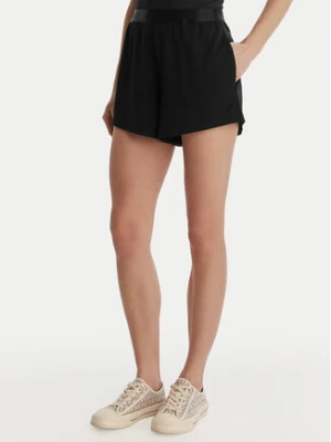 Guess Szorty sportowe O6GD02 KCQP2 Czarny Relaxed Fit