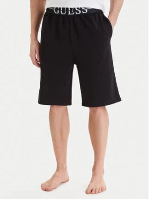 Guess Szorty sportowe U6GD00 KC241 Czarny Regular Fit
