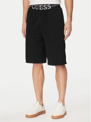 Guess Szorty sportowe U6GD00 KC241 Czarny Regular Fit