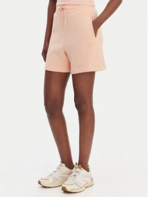 Guess Szorty sportowe V2YD10 K7UW2 Pomarańczowy Regular Fit