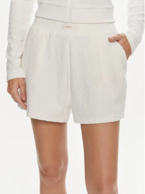 Guess Szorty sportowe V4GD15 KC5W2 Écru Loose Fit