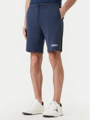 Guess Szorty sportowe Z4RD04 KB3P2 Granatowy Regular Fit