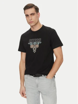 Guess T-Shirt 173007 Czarny Classic Fit