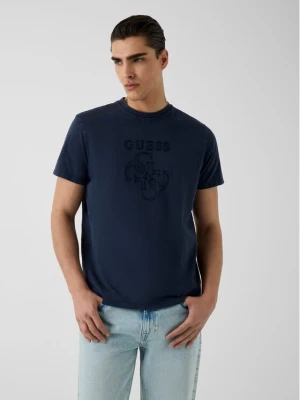 Guess T-Shirt M6YI54 K4610 Granatowy Regular Fit