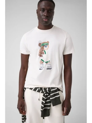 Guess T-Shirt Z6YI28 K5092 Kremowy Regular Fit