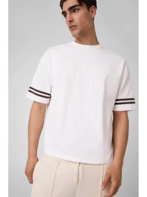 Guess T-Shirt Z6YI18 K5005 Kremowy Regular Fit