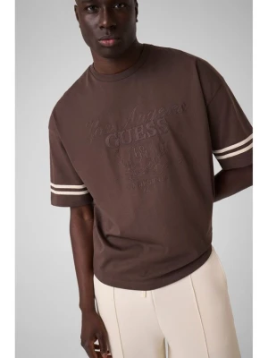 Guess T-Shirt Z6YI18 K5005 Brązowy Regular Fit
