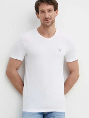Guess t-shirt 2-pack CALEB męski kolor biały z nadrukiem U97G03 KCD31