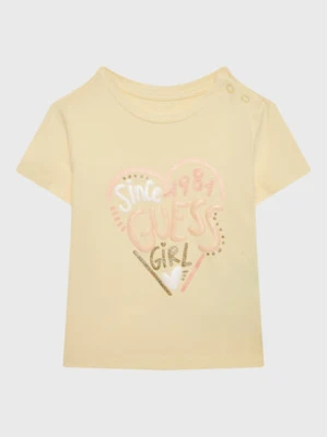 Guess T-Shirt A3GI01 K6YW1 Żółty Regular Fit