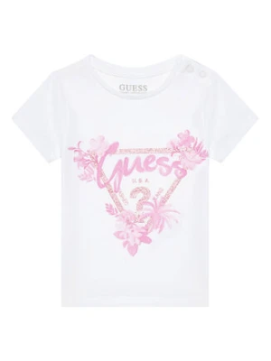 Guess T-Shirt A5GI03 K6YW4 Biały Regular Fit