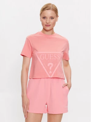 Guess T-Shirt Adele V2YI06 K8HM0 Różowy Regular Fit