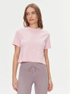 Guess T-Shirt Adele V2YI06 K8HM0 Różowy Regular Fit