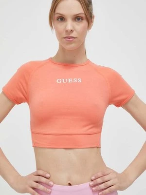 Guess t-shirt ALINE damski kolor pomarańczowy V3RP16 KABR0