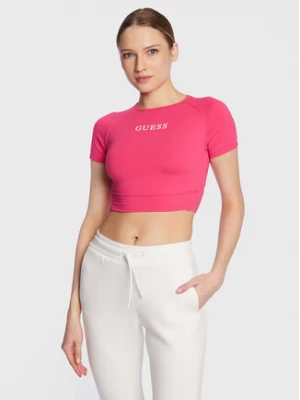 Guess T-Shirt Aline V3RP16 KABR0 Różowy Regular Fit