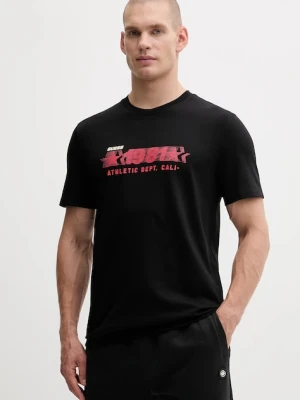 Guess t-shirt bawełniany ADELMO męski kolor czarny z nadrukiem Z5YI19 I3Z14