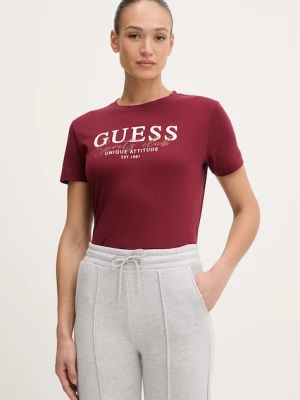 Guess t-shirt bawełniany ARTEMISIA