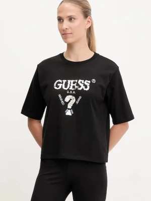 Guess t-shirt bawełniany AURLIE