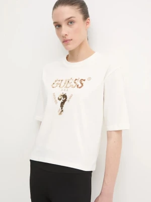 Guess t-shirt bawełniany AURLIE