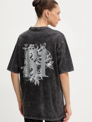 Guess t-shirt bawełniany damski kolor szary W5BI19 I3Z14