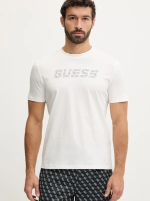 Guess t-shirt bawełniany MASKA
